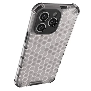 Honeycomb etui iPhone 14 Pro pancerny hybrydowy pokrowiec przezroczyste - Etui i futerały do telefonów - miniaturka - grafika 17