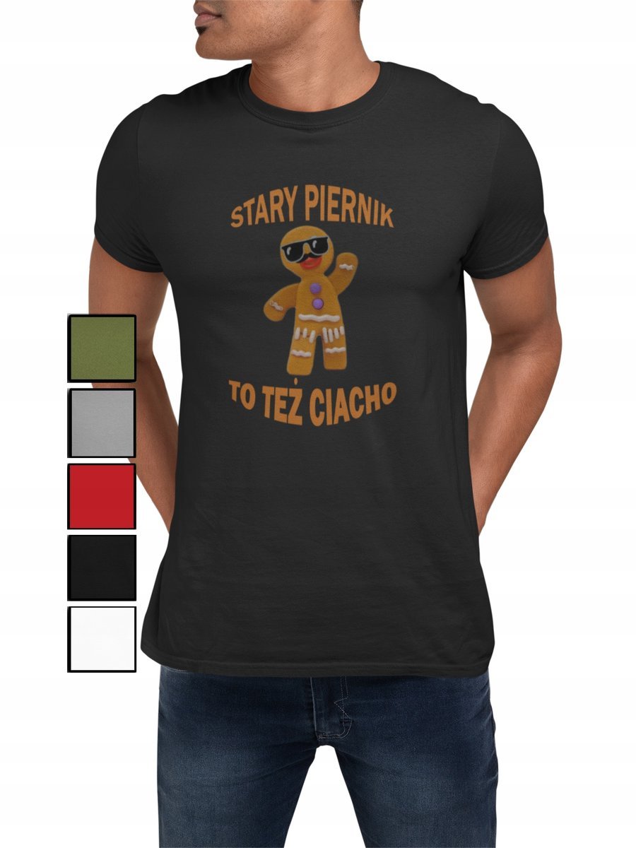 Koszulka T-Shirt Męska Z Nadrukiem Na Prezent Napisy Śmieszne Różne - M