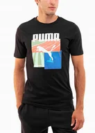 Koszulki męskie - PUMA koszulka męska sportowa t-shirt bluzka krótki rękaw logo roz. M - miniaturka - grafika 1