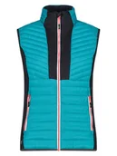 Kamizelki damskie - CMP Kamizelka hybrydowa w kolorze turkusowym - miniaturka - grafika 1