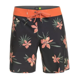 Szorty kąpielowe męskie Quiksilver Surfsilk Scallop 18" grafitowe EQYBS04770-KTA6 31 - Spodenki damskie - miniaturka - grafika 1