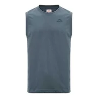 Koszulki męskie - Kappa Cadwal Korporate Man Tee Wygodna i stylowa koszulka techniczna kolor niebieski Cobalt i Dk Denim Rozmiar L - miniaturka - grafika 1