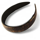 Ozdoby do włosów - Opaska do włosów Francuska Mocna Elastyczna Czarna - miniaturka - grafika 1