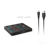 Akcesoria do Nintendo - Dobe TNS-3160 RGB do Nintendo Switch 2 Czarny - miniaturka - grafika 1