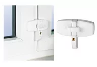 Zamki i wkładki - Zamek okienny Abus (typ DFS95WAL) do okna 2-skrz.,na klucz,biały - miniaturka - grafika 1