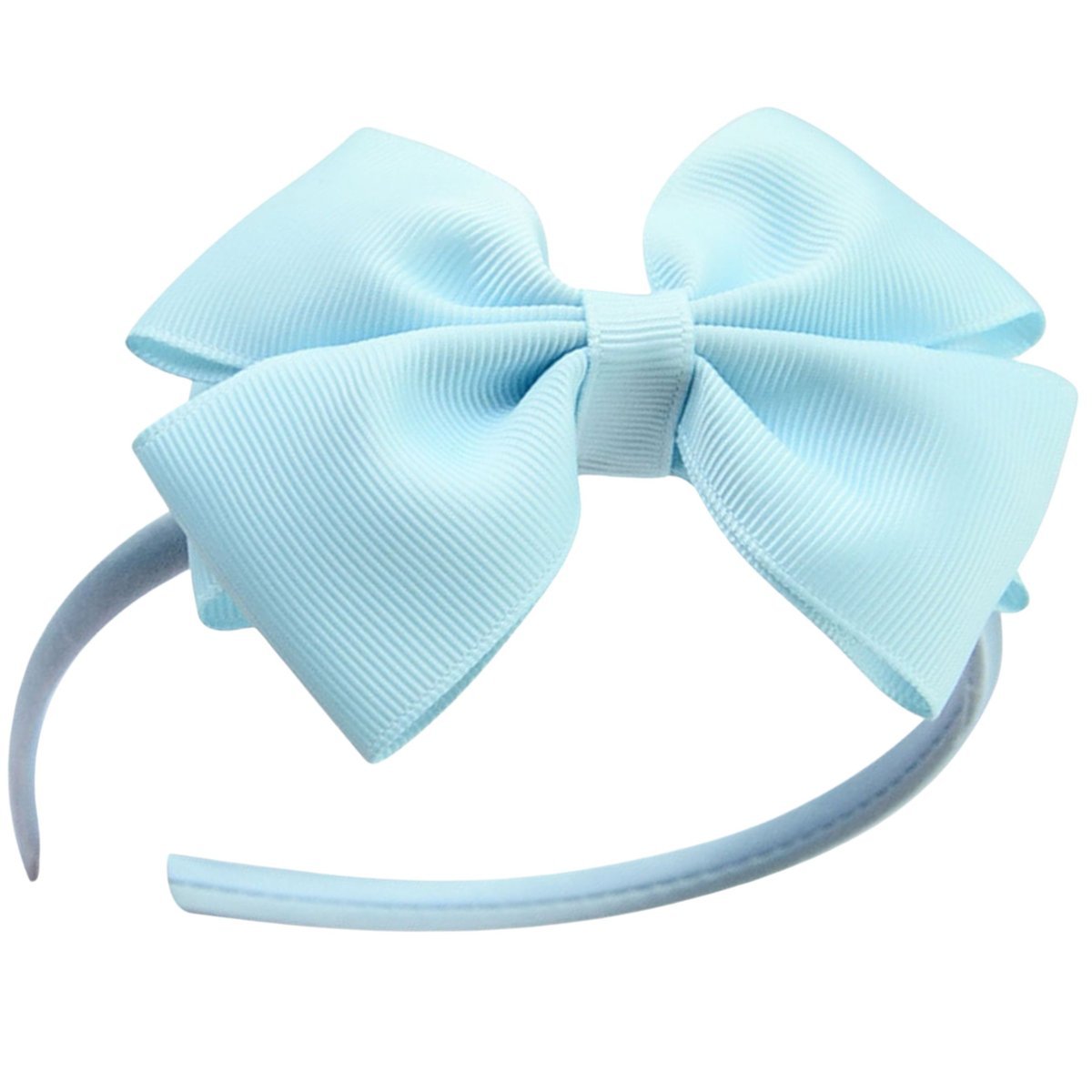 Opaska do Włosów Niebieska na Głowę z Kokardą dla Dziewczynki Lekka