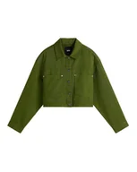 Kurtki damskie - Kurtka Damska Raynes Crop Trucker Pesto VN000G8SCIB1 S - miniaturka - grafika 1