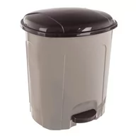 Kosze na śmieci - Orion Kosz na śmieci z pedałem, 21 l, brązowy - miniaturka - grafika 1