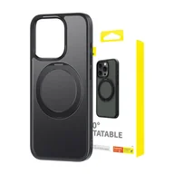 Etui i futerały do telefonów - Magnetyczne Etui na telefon iPhone 15 ProMax Baseus CyberLoop Series (Czarne) - miniaturka - grafika 1