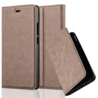 Etui i futerały do telefonów - Cadorabo Etui do ZTE Nubia Z9 MAX Etui ochronne w kolorze brązowym Etui na telefon komórkowy Etui z magnetycznym zamknięciem - miniaturka - grafika 1