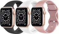 Akcesoria do smartwatchy - 3x PASEK DO ZEGARKA APPLE WATCH 38/40/41mm SE/9/8/7/6/5/4/3/2 RÓŻNE KOLORY - miniaturka - grafika 1