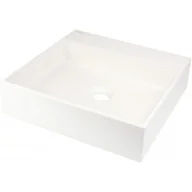 Umywalki - DEANTE CQR AU4S CORREO Umywalka granitowa stawiana na blat - 400x400 mm - miniaturka - grafika 1