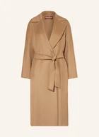 Płaszcze damskie - Maxmara Studio Płaszcz Wełniany Cles braun - miniaturka - grafika 1