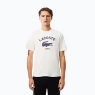Koszulki i topy damskie - Koszulka Lacoste TH2733 flour - miniaturka - grafika 1
