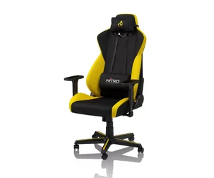 Nitro Concepts S300 Gaming Czarno-Żółty (NC-S300-BY) - Fotele gamingowe - miniaturka - grafika 1