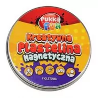 Masy plastyczne - PUKKA tywna plastelina - Magnetyczna fioletowa - miniaturka - grafika 1