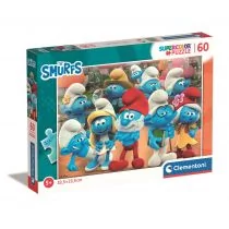 Puzzle 60 Super Kolor Smurfs Puffi Clementoni