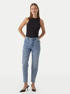 Spodnie damskie - Vero Moda Jeansy Linda 10291018 Niebieski Mom Fit - miniaturka - grafika 1