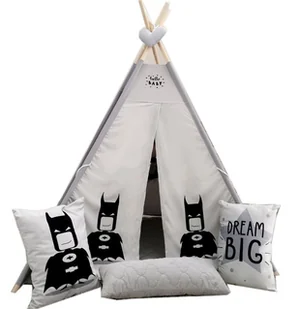 Namiot dla dzieci TIPI WIGWAM DOMEK mata xxl velvet/Batman - Namioty i tipi dla dzieci - miniaturka - grafika 1