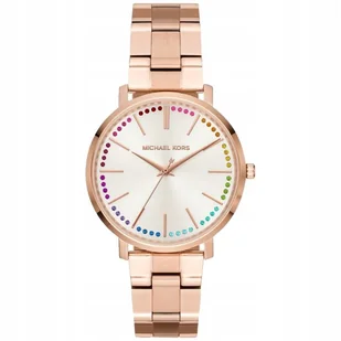 Bransoleta do zegarka MK3893 w kolorze różowe złoto 18 mm - Akcesoria do zegarków - miniaturka - grafika 1
