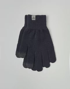 Rękawiczki męskie lucianetti granatowy - Rękawiczki - miniaturka - grafika 1