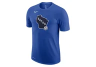 Koszulki męskie - Nike Nba Milwaukee Bucks City Edition Logo Dri-Fit Tee Game Royal - miniaturka - grafika 1