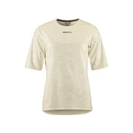 Koszulki i topy damskie - Damska Koszulka z krótkim rękawem CRAFT CORE OFFROAD XT SS JERSEY W 1914569-214000 – Beżowy - miniaturka - grafika 1