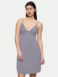 Triumph Koszula nocna Aura Spotlight 10225033 Szary Regular Fit - Piżamy damskie - miniaturka - grafika 1