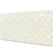 Podkładki na biurko - Mata na biurko Geometryczne zygzaki 90x45 cm - miniaturka - grafika 1