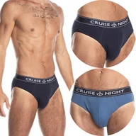 Majtki męskie - Slipy Męskie 2 PARY majtki bawełniane LAMA - XL - miniaturka - grafika 1