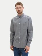 Koszule męskie - Tom Tailor Koszula 1042640 Szary Regular Fit - miniaturka - grafika 1