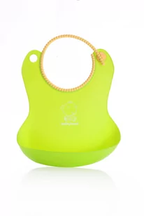 Śliniak Silikonowy, Zielony - Babyhood Bh-401G - Śliniaki i fartuszki - miniaturka - grafika 1
