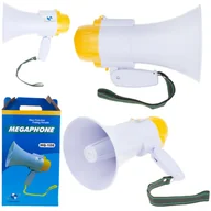 Głośniki przenośne - Megafon z wbudowaną syreną NAGRYWANIE protest Mocn - miniaturka - grafika 1