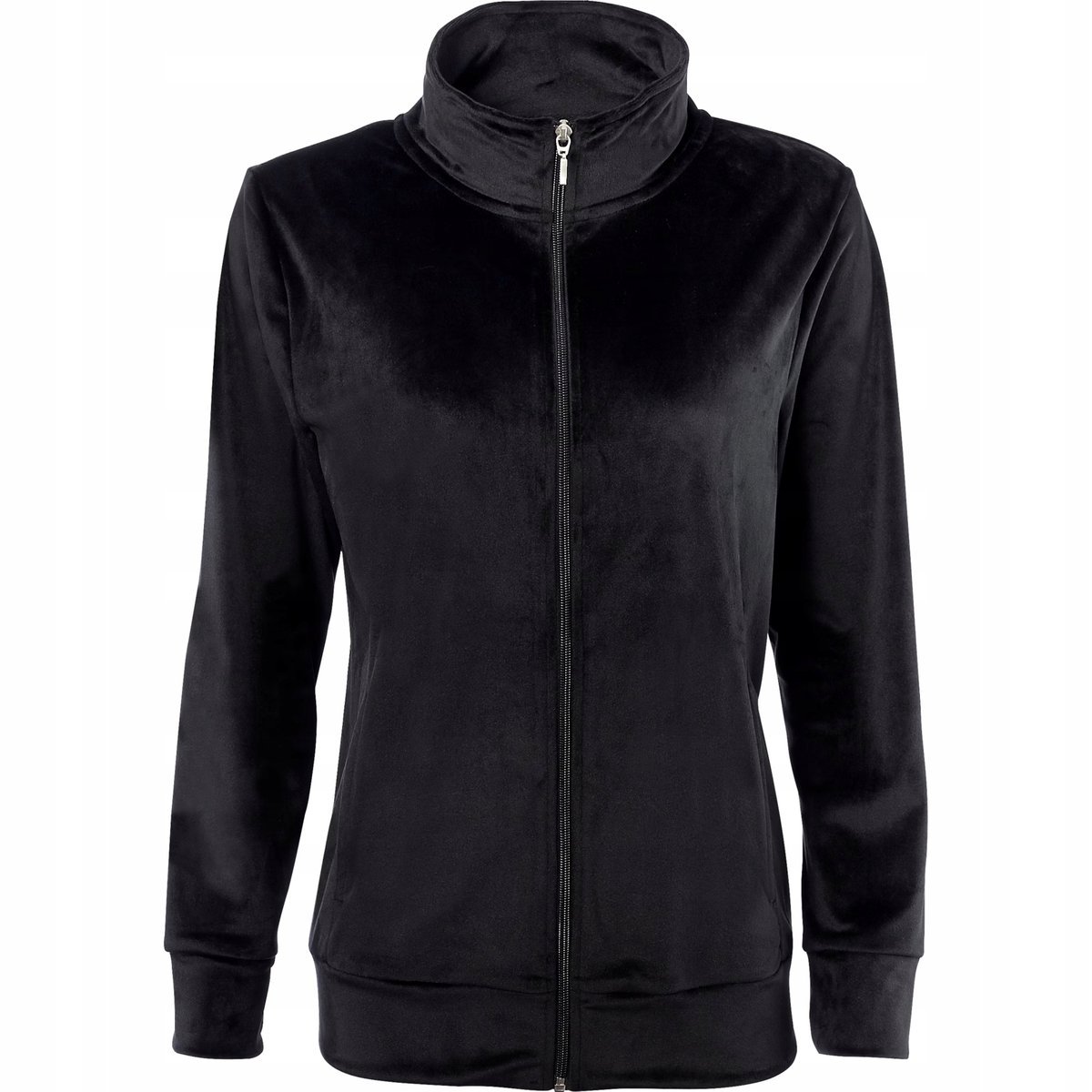 Dres damski welurowy czarny M 38/40