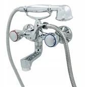 Zestawy prysznicowe - Bateria wannowa ruchoma classic +zestaw natryskowy - miniaturka - grafika 1