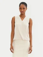 Bluzki damskie - Rinascimento Bluzka CFC0122910003 Beżowy Regular Fit - miniaturka - grafika 1