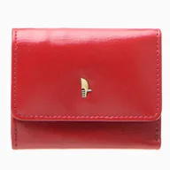 Portfele - Portfel Damski Skórzany Mały RFID Na Karty PUCCINI Czerwony MU1806-3E - miniaturka - grafika 1
