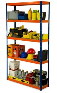 Regał Helios magazynowy metalowy HBN_196X100X30_5_175 ilość półek 5 nośność 175 kg / Wamar-Sosenka - Szafy i regały magazynowe Regał Helios magazynowy metalowy HBN_196X100X30_5_175 ilość półek 5 nośność 175 kg / Wamar-Sosenka - Szafy i regały magazynowe - miniaturka - grafika 1