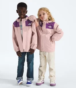 The North Face NF0A7ZZPLK6 KID ANTORA RAIN kurtka unisex dziecko PINK MOSS rozmiar 7 - Kurtki i płaszcze dla chłopców - miniaturka - grafika 1