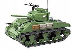 Klocki Czołg Wojskowy Sherman M4a1 726 Klocków - Klocki - miniaturka - grafika 1
