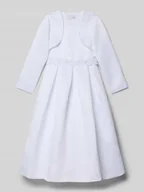 Sukienki i spódniczki dla dziewczynek - Sukienka z perełkami - miniaturka - grafika 1