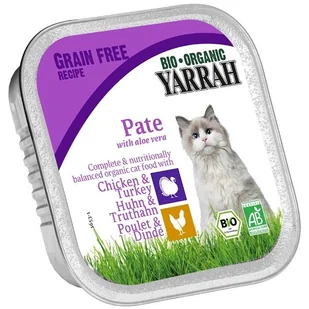 Yarrah Bio Wellness Pâté W Super Cenie! Kurczak I Indyk Z Aloesem - Mokra karma dla kotów - miniaturka - grafika 2