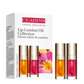 Balsamy do ust - Clarins Lip Comfort Oil Duo Set Zestaw Olejków Do Ust - miniaturka - grafika 1