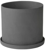 Donice - Blomus Osłonka na doniczkę Pewter Nona - miniaturka - grafika 1