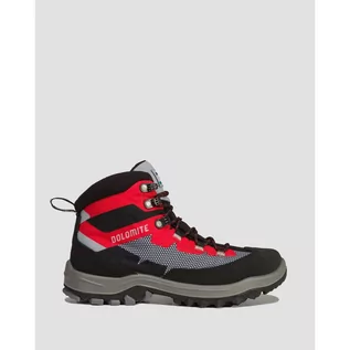 Odzież trekkingowa męska - Buty trekkingowe dziecięce Dolomite Steinbock WT GTX Pewter Grey Fiery Red - grafika 1