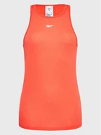 Koszulki i topy damskie - Reebok Top Perforated HH7385 Pomarańczowy Regular Fit - miniaturka - grafika 1