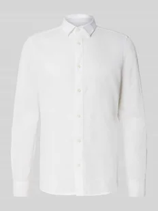 Koszula casualowa o kroju slim fit z mieszanki lnu i bawełny model ‘CAIDEN’ - Koszule męskie - miniaturka - grafika 1