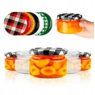 Pojemniki kuchenne - 50 SZT SŁOICZKI NA PRZYPRAWY PRZETWORY 250 ML SŁOIK NA MIÓD DŻEMY KONFITURY - miniaturka - grafika 1