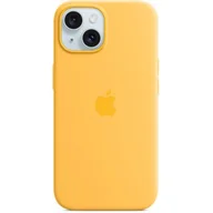 Etui i futerały do telefonów - Etui APPLE Silicone Case MagSafe do iPhone 15 Promienny - miniaturka - grafika 1
