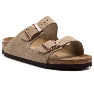 Klapki i japonki damskie - Birkenstock Klapki Arizona Bs 0951303 Taupe - grafika 1